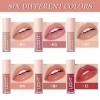 Lip Gloss Set Lip Oil 7 Pièces Lip Glow Oil Gloss Repulpant Levres Huile a Levre Lip Plumper Brillant à Lèvres Lip Maximizer 