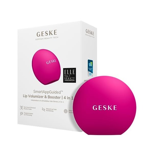 GESKE | SmartAppGuided™ Lip Volumizer & Booster | 4 in 1 | Repulpeur lèvres rapide | Moue | Lèvres plus pulpeuses | Repulpeur...