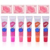 UYDF 6 Colours Brillo de Labios Despegable Women Easy Peel Off Lip Gloss Waterproof Long Lasting Lápiz Labial Tear Pull de La