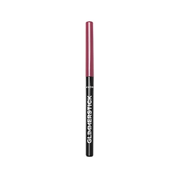 Avon Glimmerstick Crayon à lèvres rose infusé avec de la vitamine E pour une application lisse et des lèvres définies