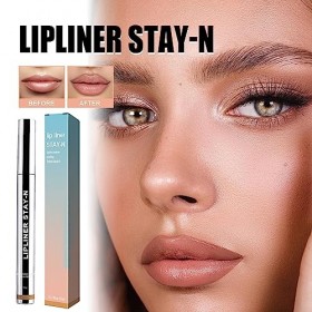 Crayon à Lèvres,Crayon Contour des Lèvres,Nude Lip Liner,crayon à lèvres longue tenue,Rouge à lèvres mat Crayon longue durée 