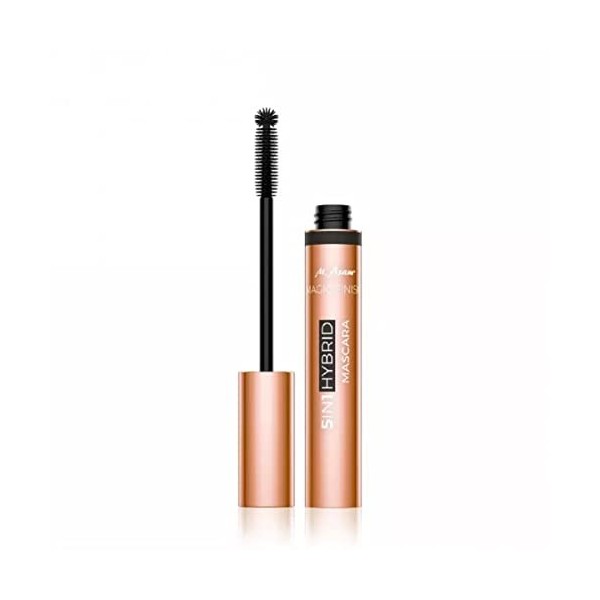 M. Asam MAGIC FINISH 5in1 Hybrid Mascara Deep Black 8ml - Mascara de maquillage pour volume, allongement, définition, soin 