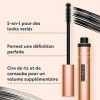 M. Asam MAGIC FINISH 5in1 Hybrid Mascara Deep Black 8ml - Mascara de maquillage pour volume, allongement, définition, soin 