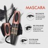 4D Maquillage Mascara, Mascara Vegan et Bio Noir avec de lHuile dArgan, Naturel, Cruelty Free, Volumisant, Allongeant, Aux 