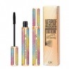 Mascara Cils En Fibre De Soie 4D Noir, Imperméable, Cils Plus Longs Et Plus épais, Cils Volumineux, Sans Grumeaux, Longue Dur