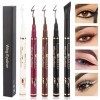 Eyeliner Waterproof, Eyeliner Colour, Crayon Yeux Avec Outil Eye-Liner, Convient à Tous les Types De Peau, Imperméable et Ant