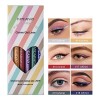 6 Pièces Liquid Eyeliner, Eyeliner Pen, eye liner couleur liquide waterproof mat, crayon pour les yeux colorés hautement pigm