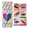 6 Pièces Liquid Eyeliner, Eyeliner Pen, eye liner couleur liquide waterproof mat, crayon pour les yeux colorés hautement pigm