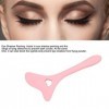 Eyeliner Guide Gabarit Pochoir Shaper Outil Silicone Cils Aids Eyeliner Helper Cils Outil Sourcils Crayon Pochoir Silicone Qu