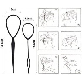 Set de beauté de 4 pièces avec 2 épingles à cheveux Hair Twister + 2 pochoirs Cat Eyeliner pour des tresses élégantes & Smoke