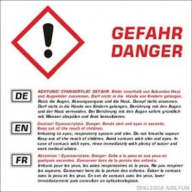 NAILFUN Lot de 3 Flacons de Colle à Capsules 2 g