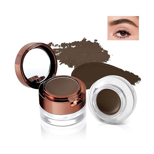 Boobeen Eyebrow Duo Kit - Gel et poudre pour sourcils, forme, définit, remplit les sourcils pour une couleur naturelle tout a