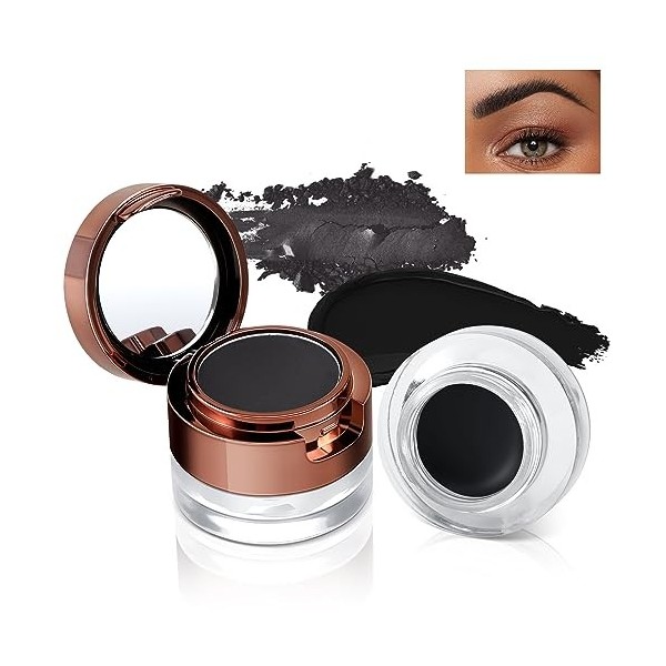 Boobeen Eyebrow Duo Kit - Gel et poudre pour sourcils, forme, définit, remplit les sourcils pour une couleur naturelle tout a