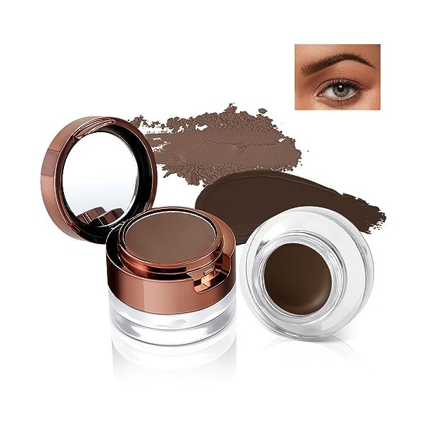 Boobeen Eyebrow Duo Kit - Gel et poudre pour sourcils, forme, définit, remplit les sourcils pour une couleur naturelle tout a