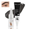 Boobeen Sourcils Mascara Gel Waterproof, Crème liquide pour sourcils pour la coloration semi permanente des sourcils, Kit de 