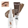 Boobeen Sourcils Mascara Gel Waterproof, Crème liquide pour sourcils pour la coloration semi permanente des sourcils, Kit de 