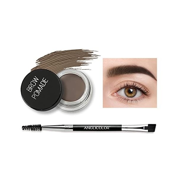 Anglicolor Pommade waterproof pour sourcils - Brow Pomade Gel À Sourcils Hautement pigmenté 04Aubum 