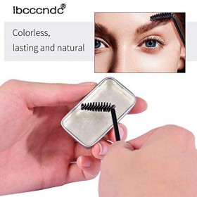 2 Pcs Brow Shaping Soap Augenbrauenseife Browly Eyebrow Soap Kit Brown Augenbrauen Gel Styling Make Up Set Savon à Sourcils, 