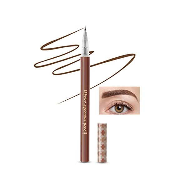 Boobeen Stylo à sourcils liquide-Matte Eye Brown Makeup,0.01mm Stylo à sourcils de précision et de définition,Stylo à sourcil