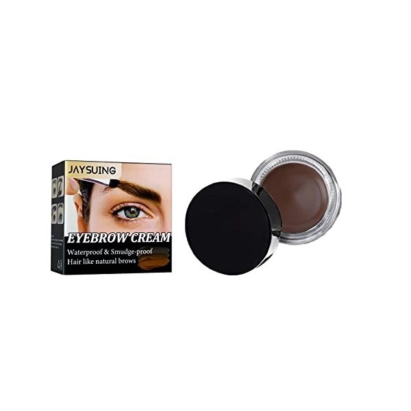 Crème à sourcils imperméable à leau, à séchage rapide, ne tache pas, ne senlève pas et permet de créer un sourcil sauvage n