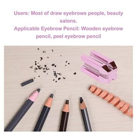 Outil Daffûtage de Crayons à Sourcils, Base de Taille-crayon à Sourcils Léger 4 en 1 pour Eye-liner et Crayons à Lèvres, Tai