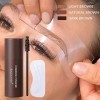 zalati Eyebrow Powder Stick Set One Step Kit de mise en forme de timbres à sourcils Durable Imperméable pour le maquillage - 