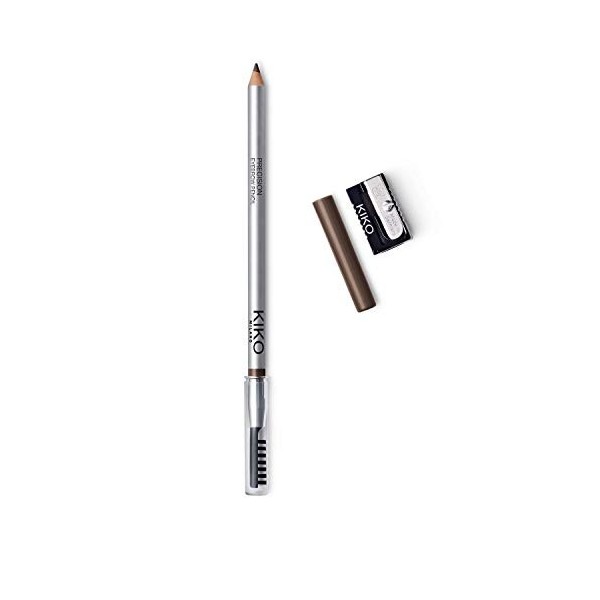 KIKO Milano Precision Eyebrow Pencil 04 | Crayon À Sourcils Avec Formule Dure Micro-Précision Et Peigne Séparateur