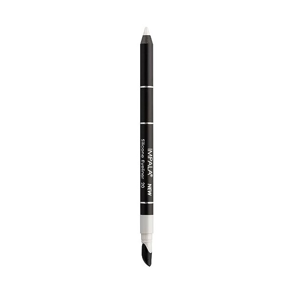 Impala - Crayon Pour les Yeux Waterproof Avec Gomme en Silicone | 11 Marron Avec Paillettes | Ligne Définie ou Effet Flouté |