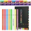 LOPHE Ensemble deye-liner liquide néon, 8 Couleurs UV Glow Mat Liquide Eyeliner Ensemble, étanche longue durée coloré fluore