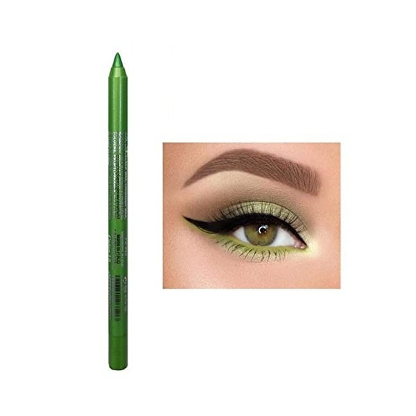 14 couleurs Waterproof Eyeliner Gel Crayon Brun Blanc Durable Ultra-mince Maquillage Pigment Haute Doux Facile Yeux W5O9 Port