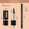 Waterproof Gel Eyeliner,Crayon Gel Effet Tatouage Yeux,Gel Stylo Eyeliner Noir,Eyeliner,Crayon Yeux Waterproof,Eyeliner Water