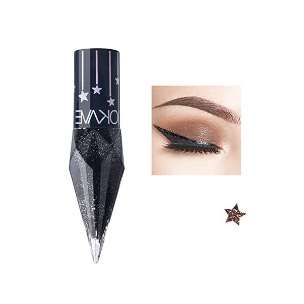 Eye-liner Liqui, LiquiEyeliner Pailleté Brillant, Fard à paupières liquiscintillant, eye-liner scintillant imperméable pour l