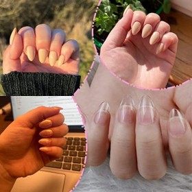 552 PièCes Capsule Americaine Ongle Amande, 12 Tailles Clair Mat Xs Court Tips Kit Faux Ongles Transparent, Pose Americaine P