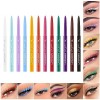 Joyeee Ensemble deye-liner, 12 Couleurs Crayon Eyeliner, Crayon pour Les Yeux Waterproof Longue Durée Hautement Pigmentés, N