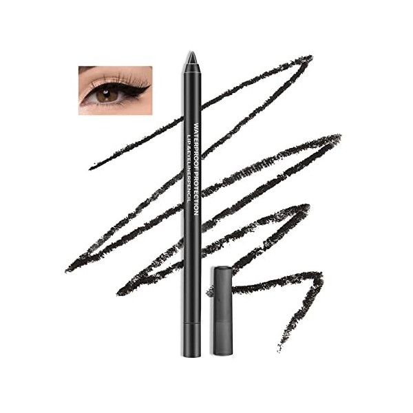 Boobeen Crayon Eyeliner Gel coloré, Crayon Eyeliner Waterproof, Set Eyeliner Métallique Mat pour Femmes, Crayon Ombre à Paupi