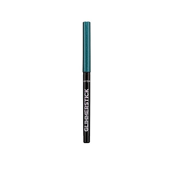 Avon Glimmerstick Diamonds Eyeliner scintillant imperméable à leau avec vitamine E Bleu sarcelle 0,28 g