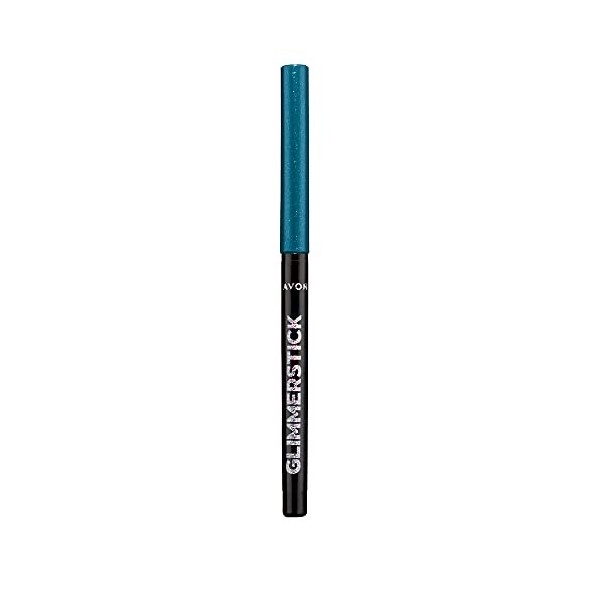 Avon Glimmerstick Diamonds Eyeliner scintillant imperméable à leau avec vitamine E Bleu sarcelle 0,28 g Eyeliner / Khôl / Crayon