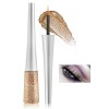 Boobeen Colorful Glitter Eyeliner Liquid Shimmer Eyeliner Waterproof Metallic Eyeliner Smudge-Proof Convient aux femmes, 1 Pc