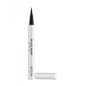WYCON cosmetics Black MARK EYELINER Eyeliner Noir Waterproof en stylo, Pointe fine stretch ferme et coulissante, Eyeliner ext