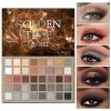 UCANBE Palette Maquillage Yeux 40 Couleurs Avec 15 Pinceaux - Fard à Paupières Shimmer Matte Hautement Pigmentées - Ombre a P