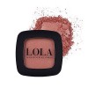 Lola Make Up by Perse Fard à paupières mono avec ingrédients naturels et haute couverture en satin pour femme, palette de maq