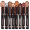 KTouler 8 Pcs Bâton dOmbre à Paupières dOmbre à Paupières Matte, Longue Durée étanche Métallique Eyeshadow Stick