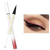 Vawolecy Flash Color Eyeliner Liquide, Ombre à Paupières 2 en 1, Couleur intense hautement pigmentée, Maquillage des yeux wat