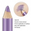 Boobeen Eyeliner pailleté - 12 crayons à paupières colorés en crème et ombres à paupières, stylo de maquillage longue durée p