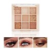 Boobeen Palette dombres à paupières nude - Maquillage mat et scintillant, poudre dombre à paupières crémeuse hautement pigm