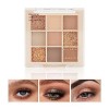 Boobeen Palette dombres à paupières nude - Maquillage mat et scintillant, poudre dombre à paupières crémeuse hautement pigm