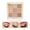 Boobeen Palette dombres à paupières nude - Maquillage mat et scintillant, poudre dombre à paupières crémeuse hautement pigm