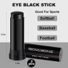 3pcs Eye Black Sport, Eye Black Stick Eye Black Peinture Corps Visage Oeil Bâton Noir Couleurs pour Fête Costumée dHalloween