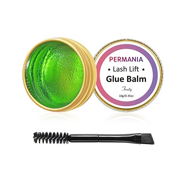 PERMANIA Colle Rehaussement Cils, Colle Sourcils, Lash Lifting Glue Balm, Eyebrow laminating glue-Pour le rehaussement des ci