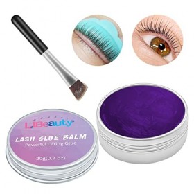 Libeauty colle de levage de cils, Saveur de Raisin, peut être utilisée comme gel dembellissement des sourcils-20g